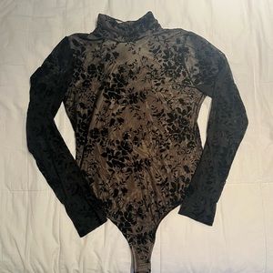 Sexy Black Mesh Bodysuit Lulu’s